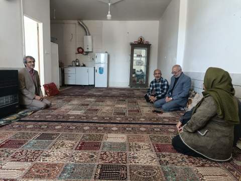 بازدید قائم مقام کمیته امداد خراسان‌جنوبی از آموزشگاه مهارتی در آرین‌شهر